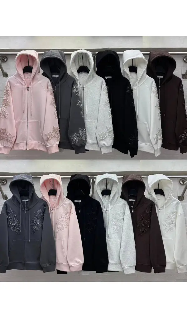 Толстовка на молнии с вышивкой р-р 42-48