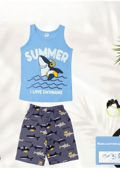 Комплект майка-шорты для мальчика (р-р 5-8 лет)
