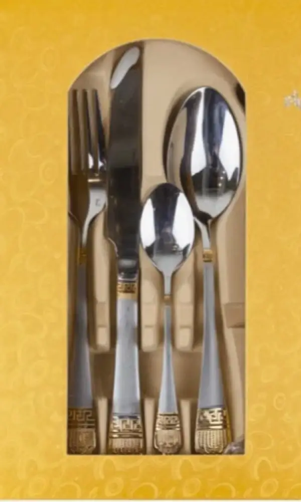 Столовый набор 24 предмета , золото 