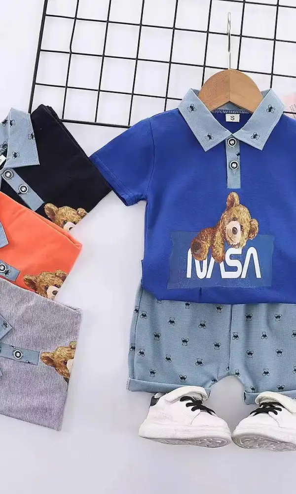 Костюм с шортами летний на мальчика ( 3-7 лет)