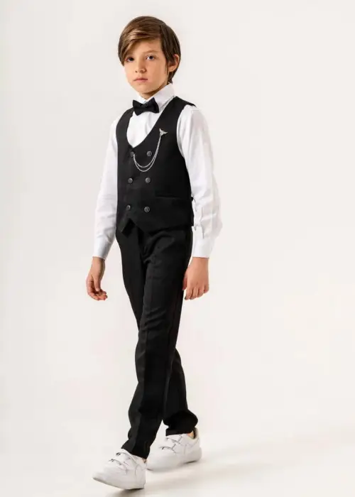 Костюм праздничный с жилетом для мальчика р-р 5-8 лет