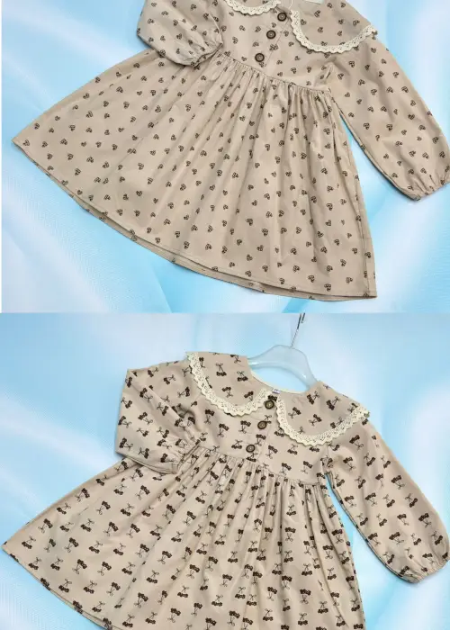 Платье для девочки с воротником р-р 28-34