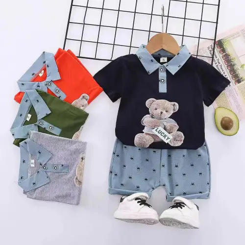 Костюм с шортами летний на мальчика ( 3-7 лет)