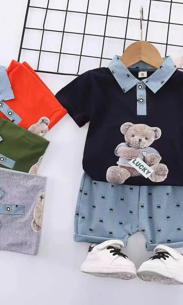 Костюм с шортами летний на мальчика ( 3-7 лет)