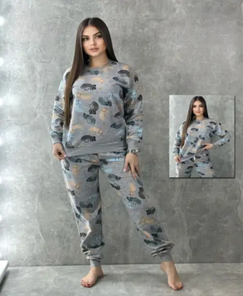 Пижама женская кофта и брюки р-р 48-56