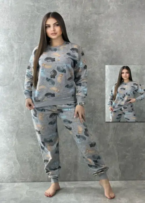 Пижама женская кофта и брюки р-р 48-56