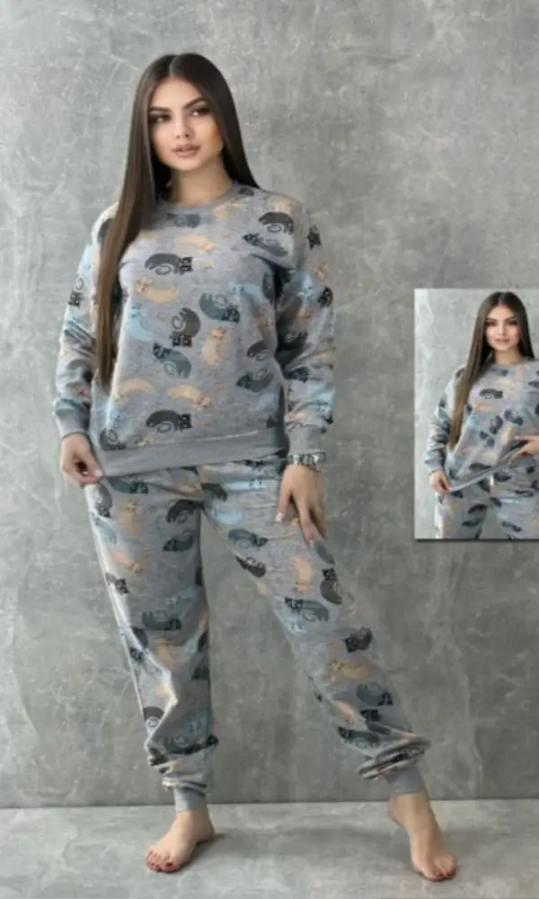 Пижама женская кофта и брюки р-р 48-56