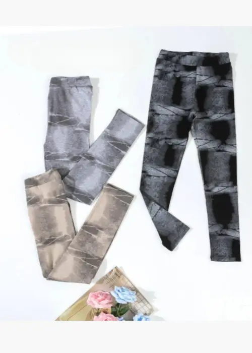 Лосины с принтом для девочки (р-р 120-160)