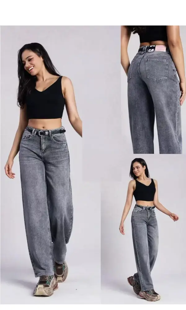 Джинсы багги широкие женские (р-р 25-30)