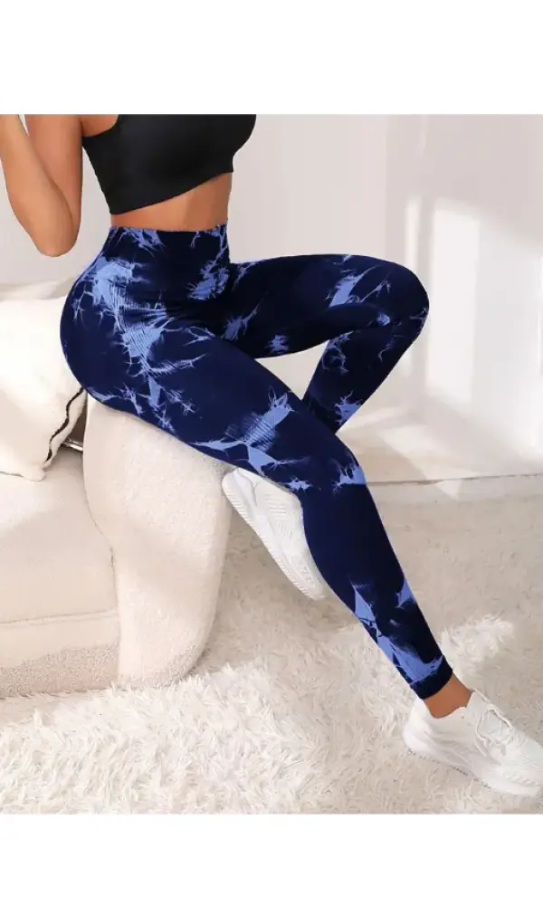 Лосины утягивающие спортивные женские (р-р S-XL)
