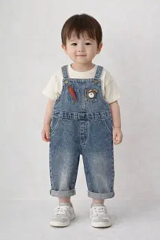 Детский джинсовый комбинезон (р-р 1-5 лет)