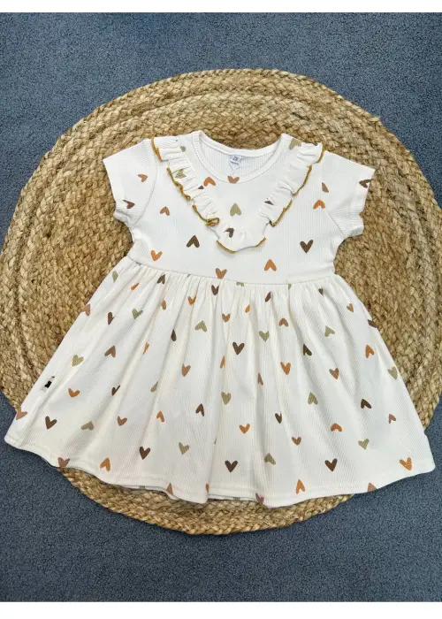 Платье с рюшами для девочки р-р 2-6 лет