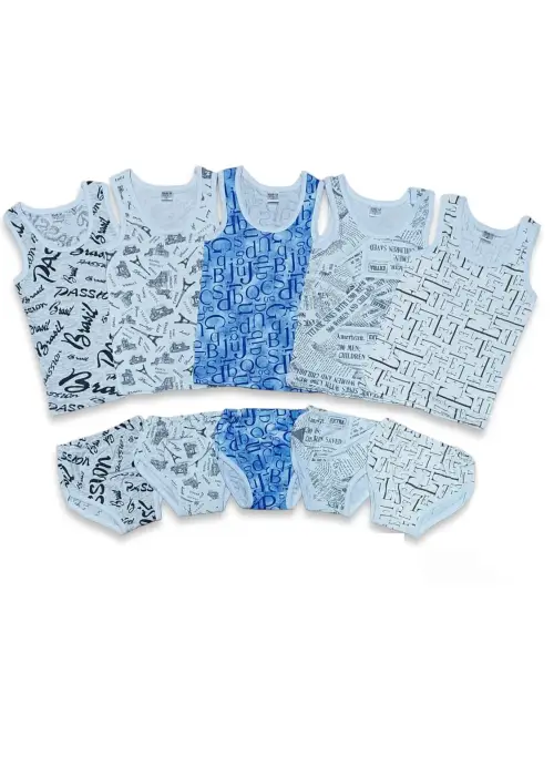 Комплект "Майка и трусы", с принтом (3-7 лет)