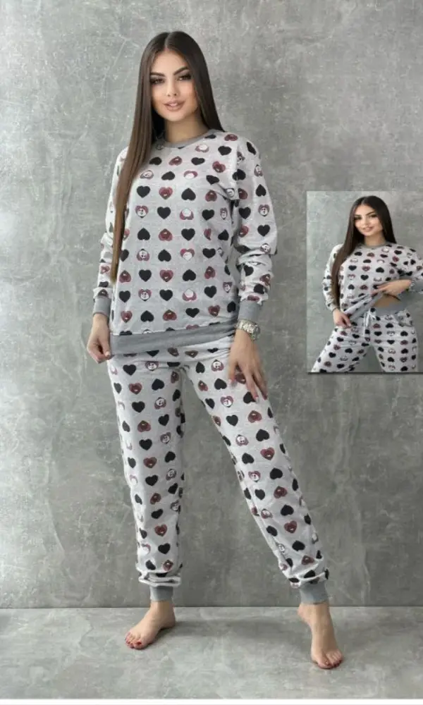 Пижама женская кофта и брюки р-р 48-56