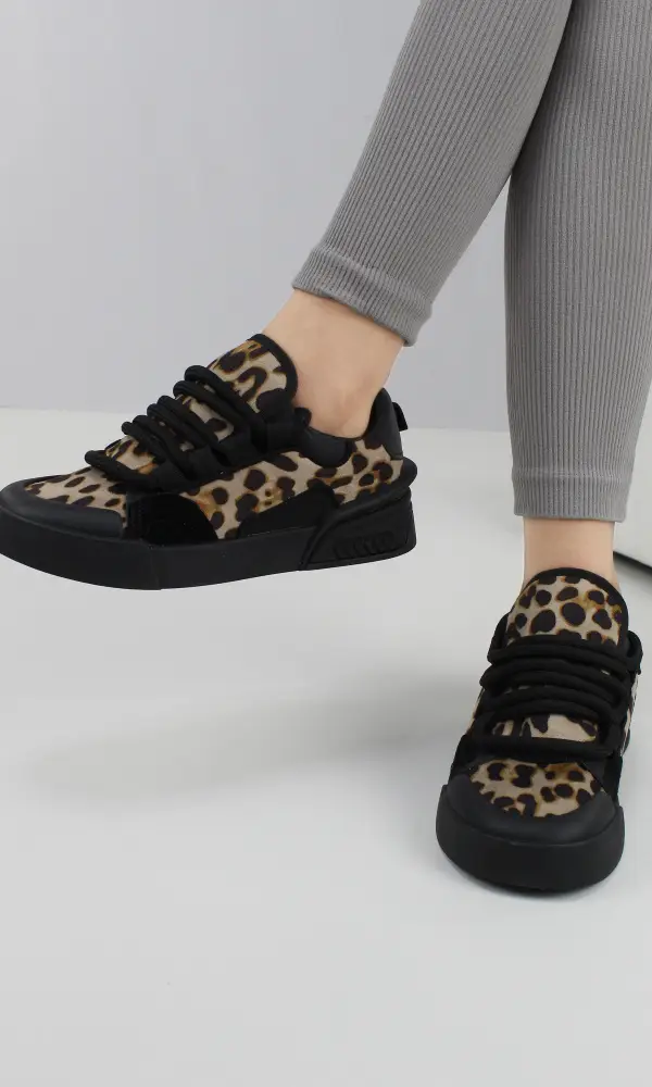 Кроссовки с леопардовым принтом, женские ( р-р 36-41)