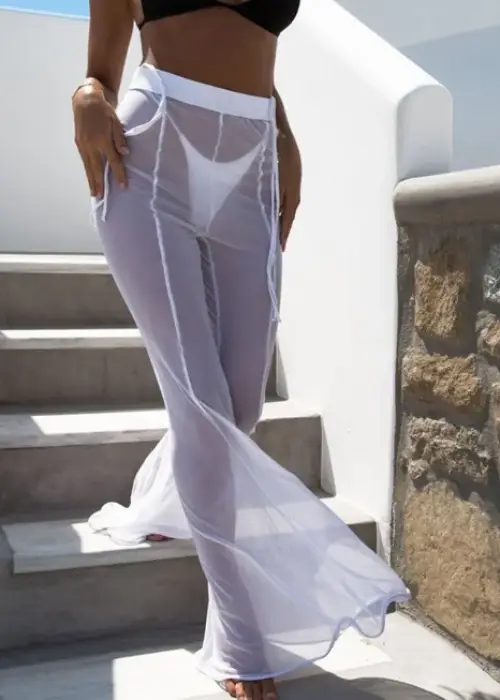 Брюки пляжные в сеточку (р-р L-XXL)