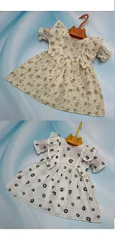 Платье муслиновое для девочки р-р 80-98