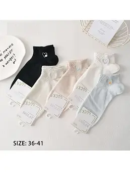 Носки женские хлопок, с принтом (р-р 36-41)