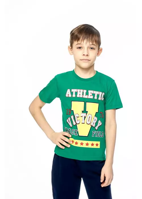Футболка для мальчика с коротким рукавом (8-12 лет)