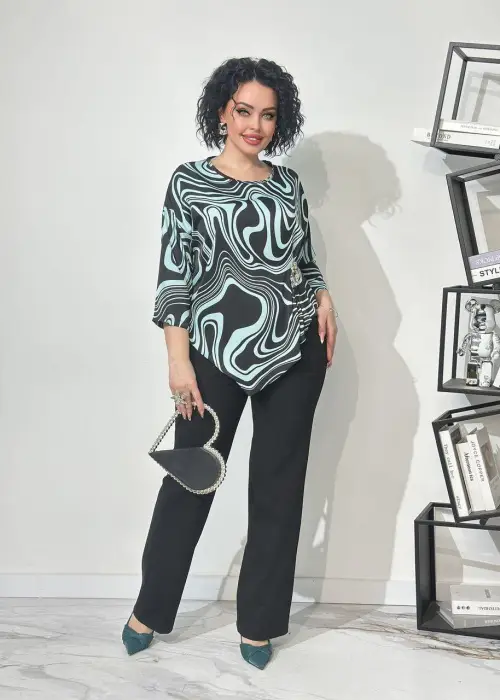 Блузка шифоновая женская р-р 48-54