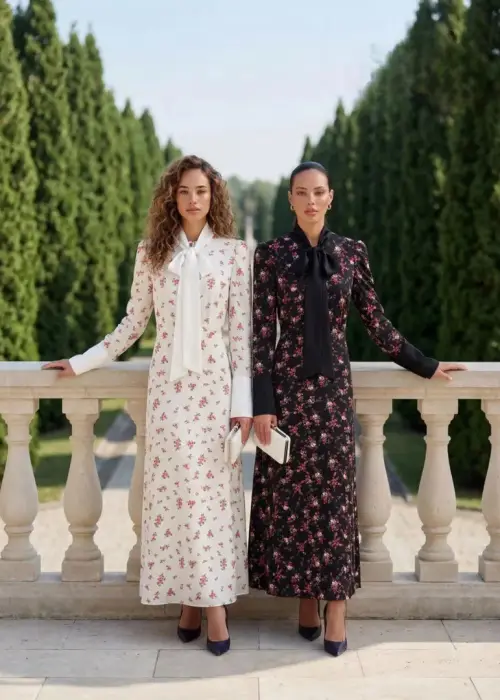 Платье макси женское с бантом цветочный принт (р-р 42-44)