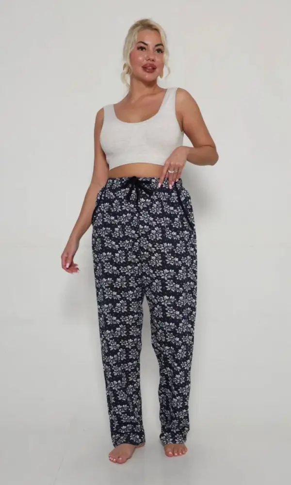 Брюки домашние на резинке женские р-р 58-66