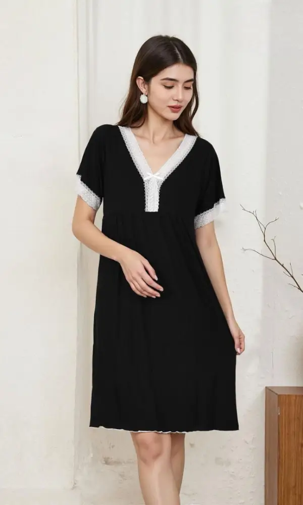 Сорочка женская с вырезом (S-XL)