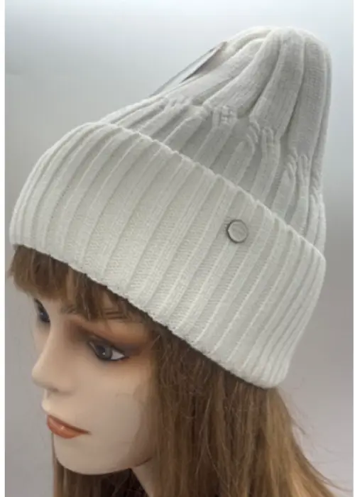 Шапка осенняя-весенняя женская вязаная (р-р 55-58)