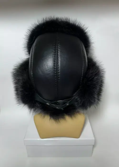 Шапка ушанка меховая мужская р-р 54-58