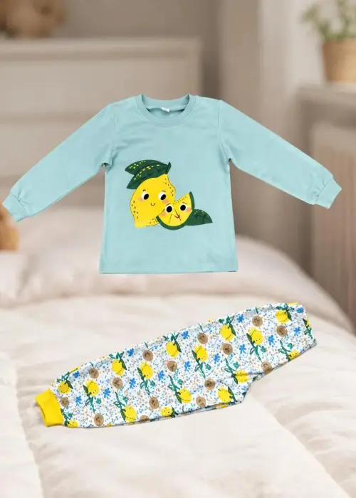 Пижама с начесом для девочки (5-8 лет)