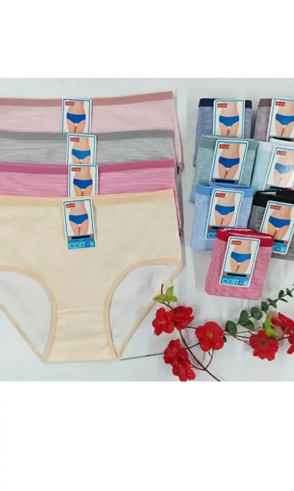 Трусы женские в мелкую полоску р-р 4XL-6XL