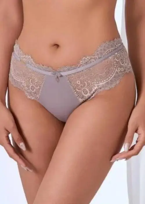 Трусы женские с кружевом полупрозрачные (р-р L-3XL)