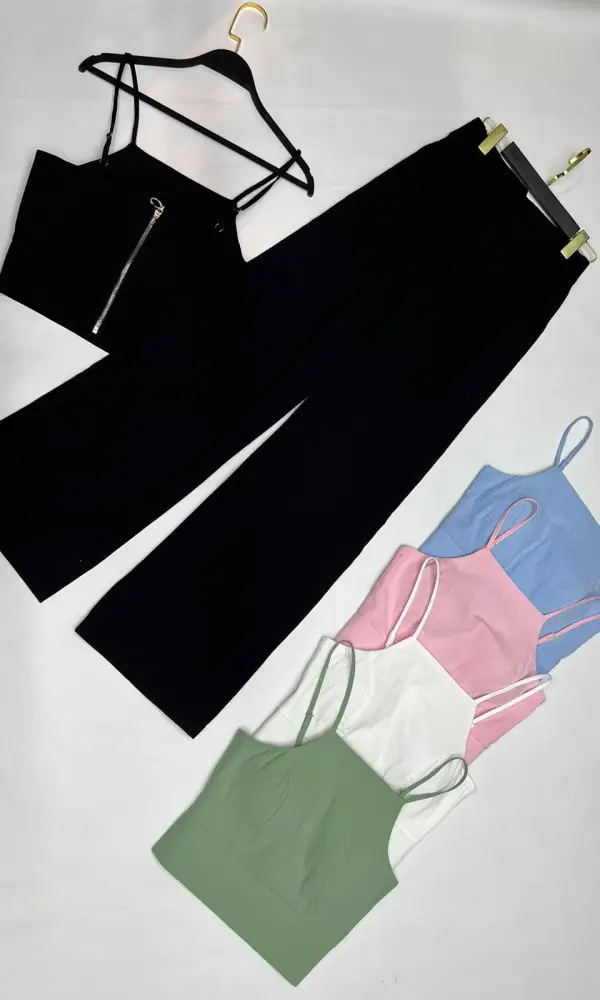 Женский костюм жатка , топ-брюки ( р-р 42-44)