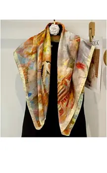 Платок женский шёлковый (р-р 90*90 см)