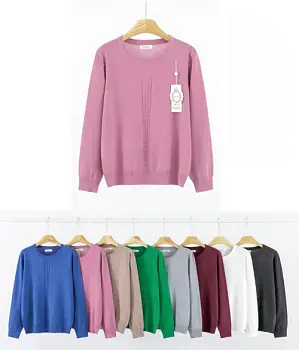 Джемпер женский вязаный трикотажный (р-р 52-54)