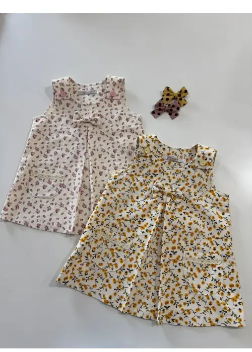 Платье- сарафан вельветовый для девочки (р-р 24-30)