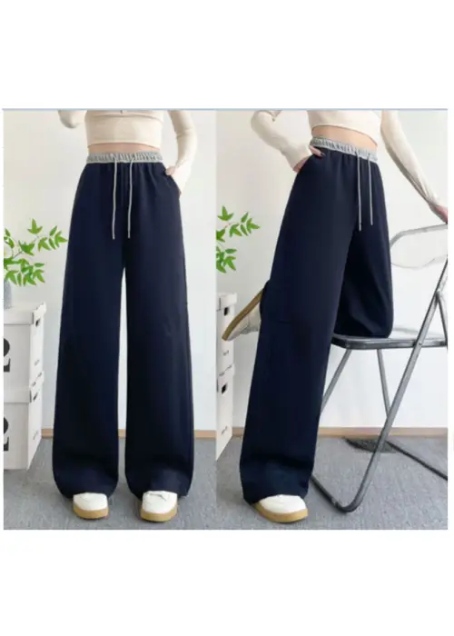 Брюки женские трикотажные спортивные палаццо (р-р 46-54)