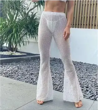 Брюки пляжные женские (р-р L-XXL)