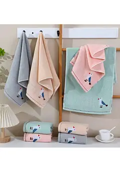 Полотенце махровое для лица с рисунком (р-р 35*75)