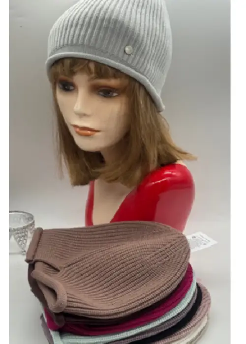 Шапка без подворота женская (р-р 55-58)