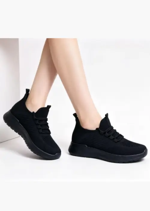 Слипоны на шнуровке женские дышащие (р-р 36-41)