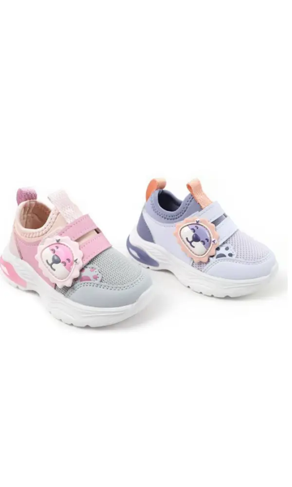 Кроссовки для девочки на липучке (р-р 22-27)