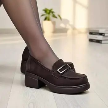 Лоферы женские на высокой платформе (р-р 36-41)