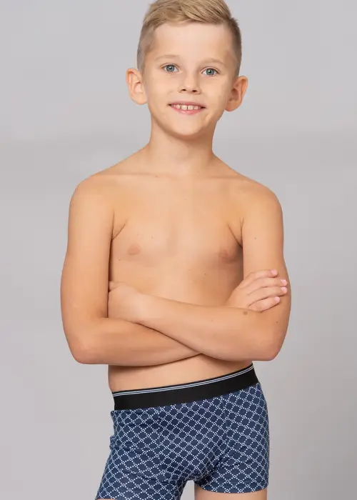 Боксеры детские "хлопок" для мальчика, с принтом (8-14 лет)