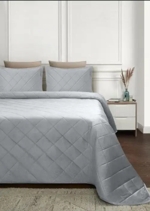 Велюровое покрывало 260*240 с наволочками 50*70