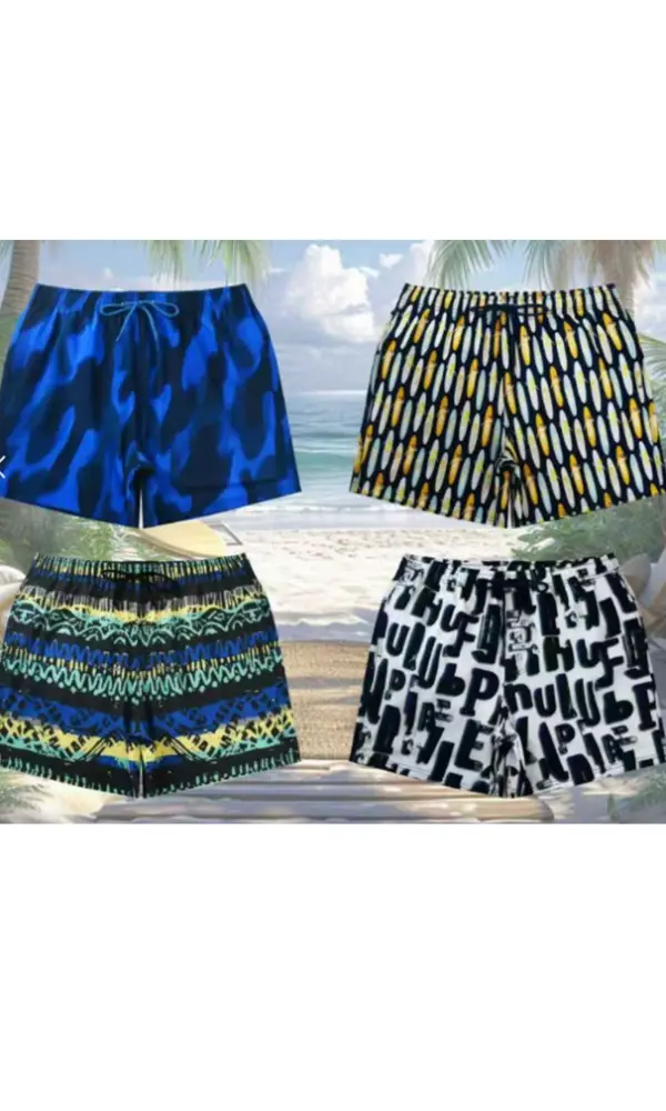 Шорты пляжные плавательные мужские (р-р M-3XL)