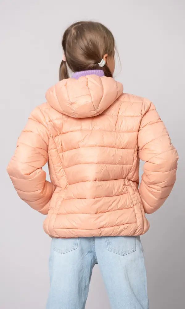 Куртка детская, демисезонная, с капюшоном для девочки (5-8 лет)