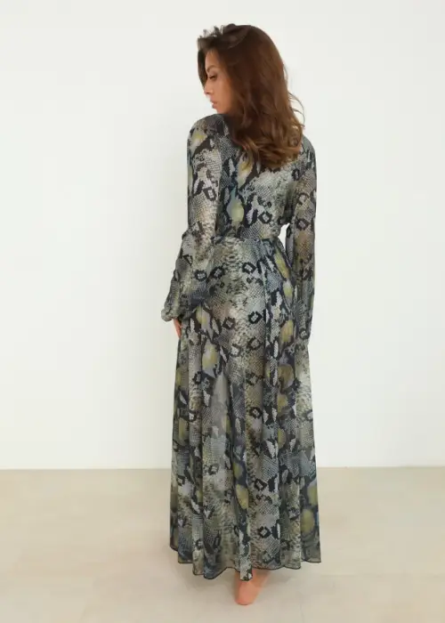 Туника пляжная накидка умная пропускающая загар (р-р L-4XL)