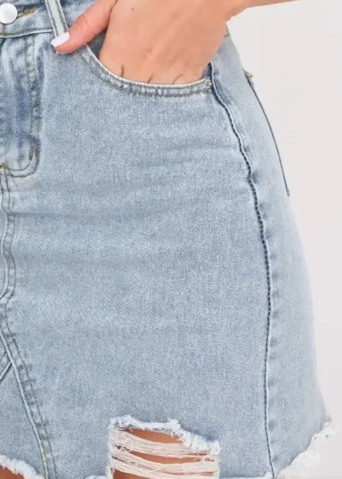 Юбка джинсовая мини короткая летняя ( р-р 42-50)
