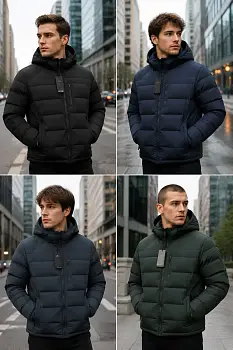 Куртка мужская с капюшоном (р-р 52-62)